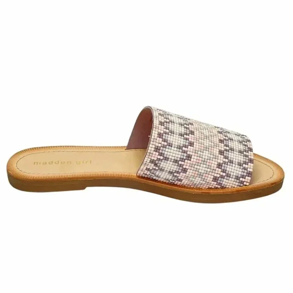 NWOB Madden Girl Luuluu Womens Slide Sandals